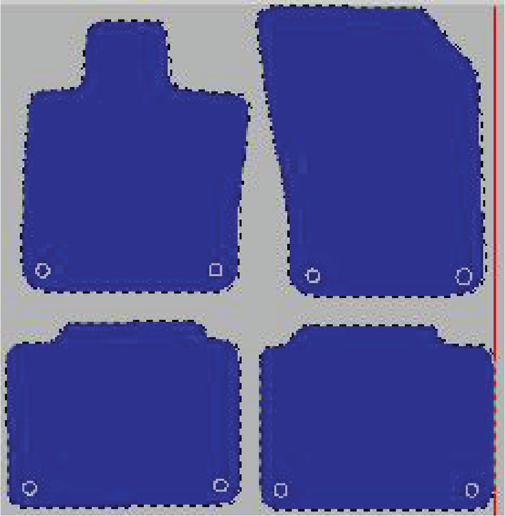 Tekstilni tepisi za auto V90 - S90 (16-24) - Comfort - Siva — slika 2