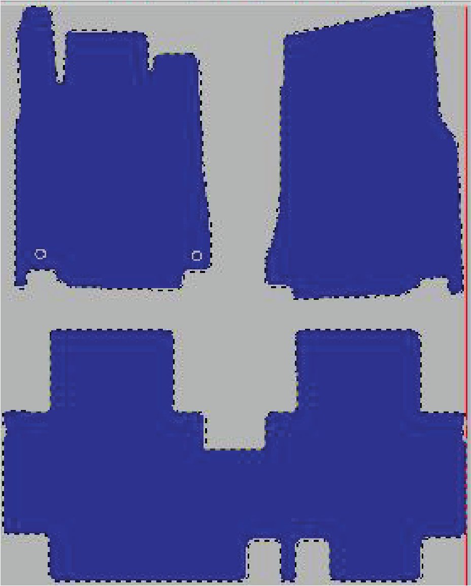Tekstilni tepisi za auto VANEO [W414] (01-05) - Standard - Siva — slika 2