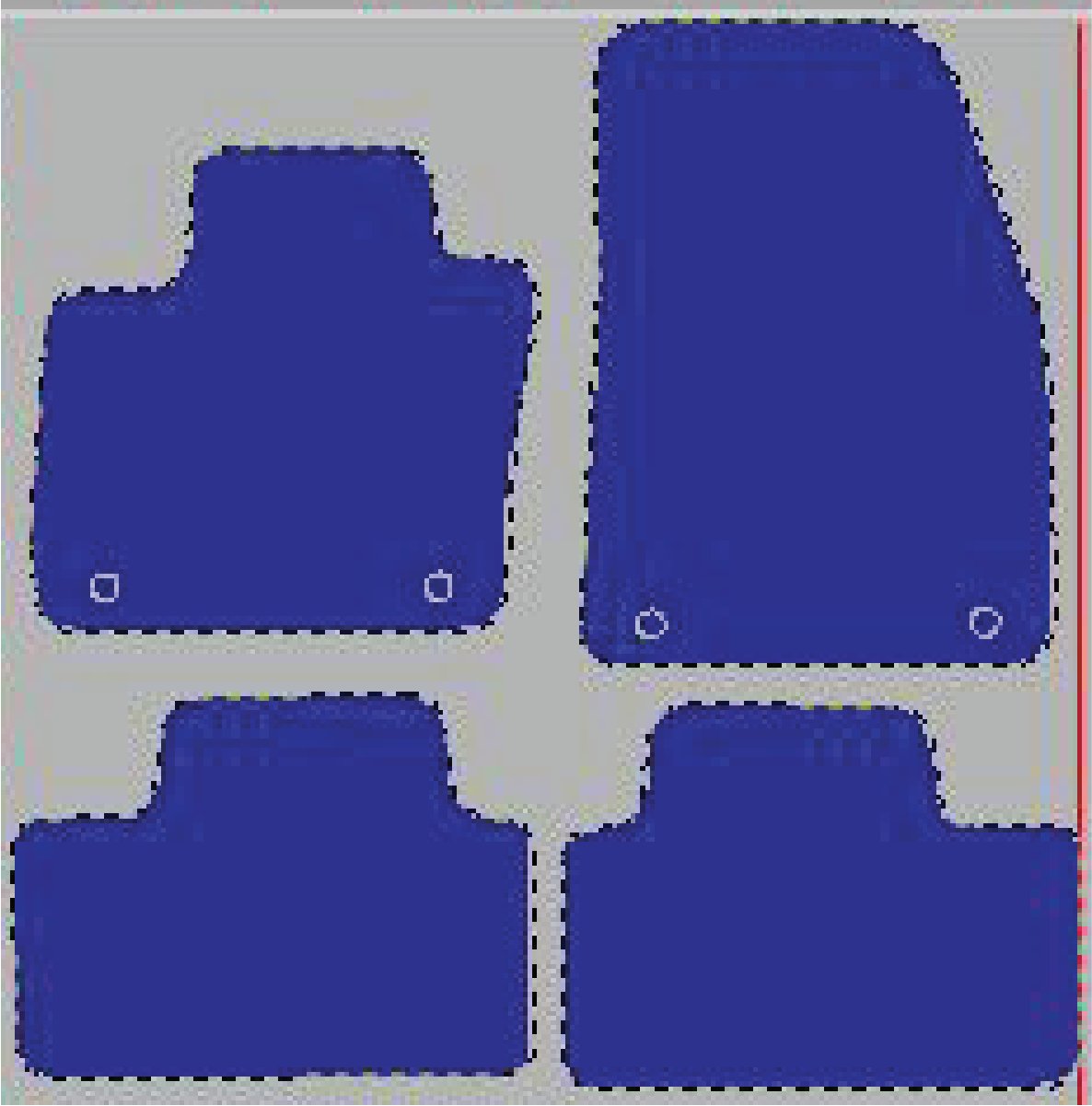 Tekstilni tepisi za auto XC40 (18-22) - Standard - Siva — slika 2