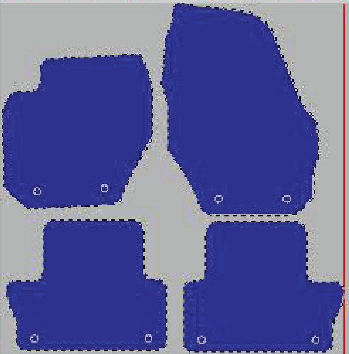 Tekstilni tepisi za auto XC60 I (08-17) - Standard - Siva — slika 2