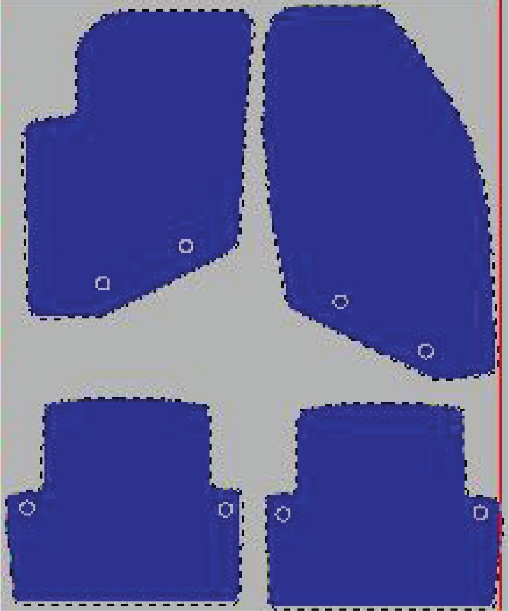 Tekstilni tepisi za auto XC70 I (00-07) - Standard - Siva — slika 2