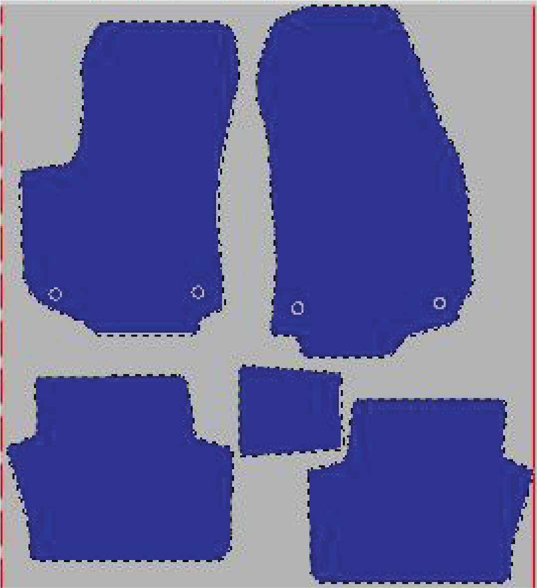 Tekstilni tepisi za auto ZAFIRA [B] (05-14) - Standard - Siva — slika 2
