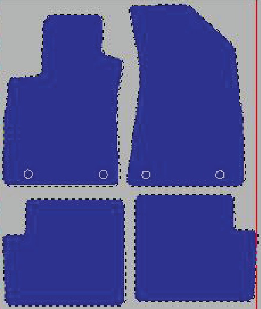 Tekstilni tepisi za auto ZS manual (20-24) - Standard - Crna — slika 2