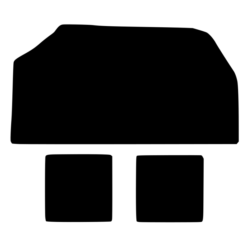 Tekstilni tepisi za auto Zastava 128 (84-95) - Standard - Siva — slika 2
