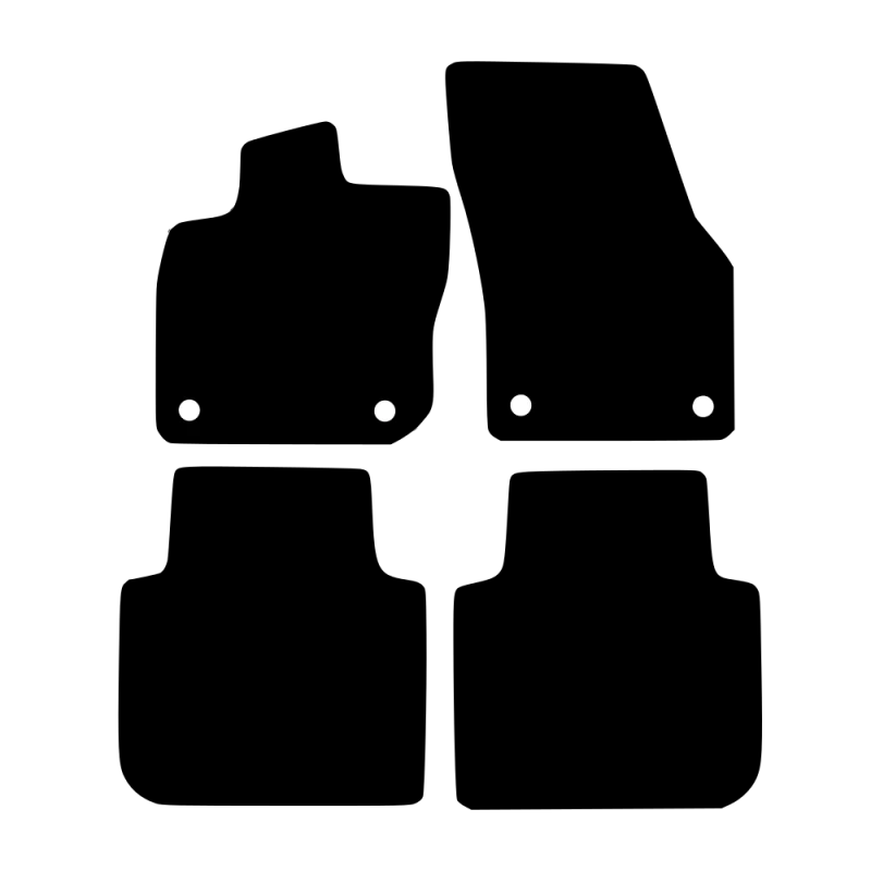 Tekstilni tepisi za auto KODIAQ II (23-); PHEV (24-) - Standard - Crna — slika 3