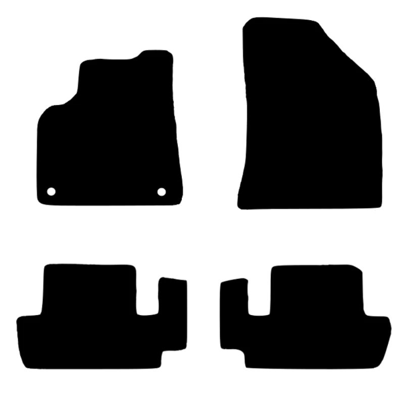Tekstilni tepisi za auto 3008 I (09-16) - Standard - Siva — slika 3