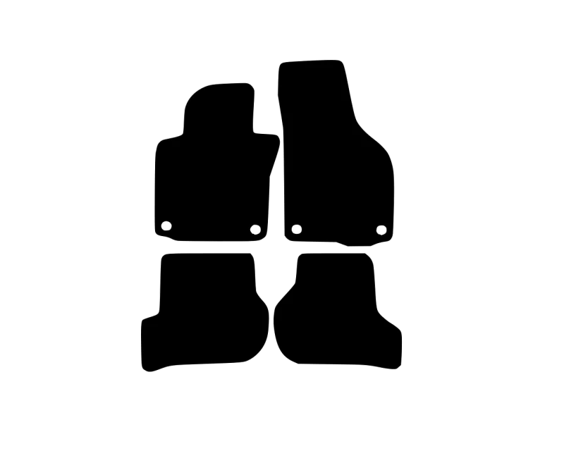Tekstilni tepisi za auto OCTAVIA II (04-13) - Standard - Siva — slika 2