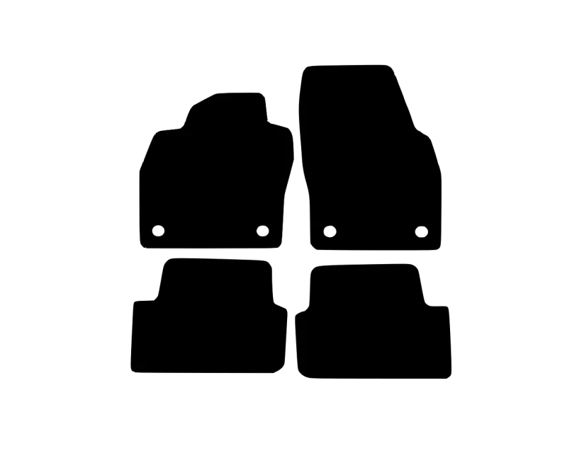Tekstilni tepisi za auto POLO VI [AW] (17-) - Standard - Siva — slika 2